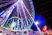 Whirl of Wonder: Ferris Wheel Glow