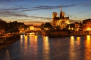 Twilight over Notre-Dame