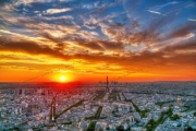 Skyfire Panorama: Sunset from Montparnasse