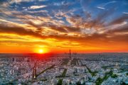 Skyfire Panorama: Sunset from Montparnasse