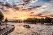 Sunset Serenade on the Seine