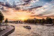 Sunset Serenade on the Seine