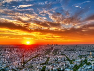 Skyfire Panorama: Sunset from Montparnasse
