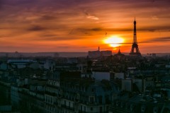 Industrial Echoes at Sunset