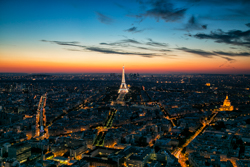 Dusk Over Parisian Majesty